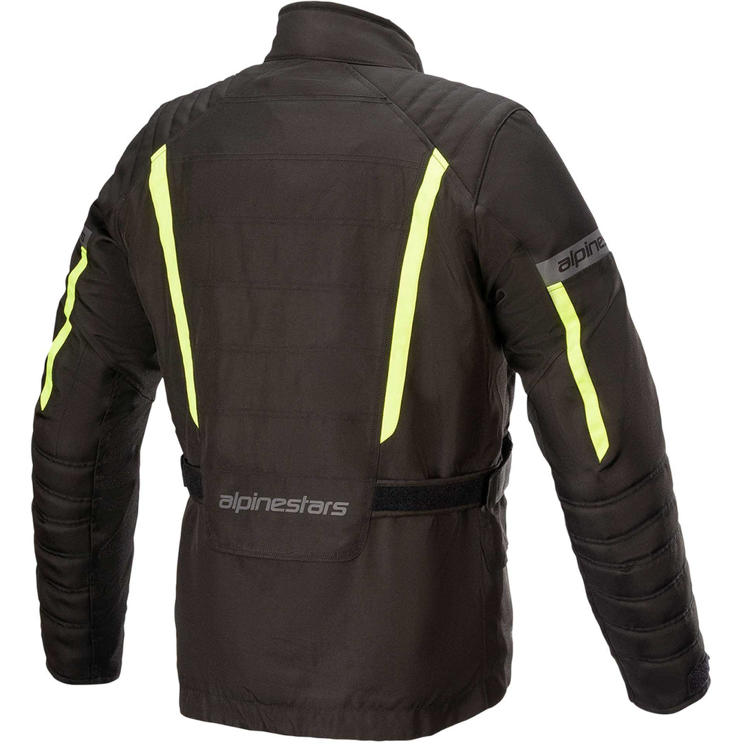 Alpinestars Gravity DS Jacket Black/Yellow - Rear View