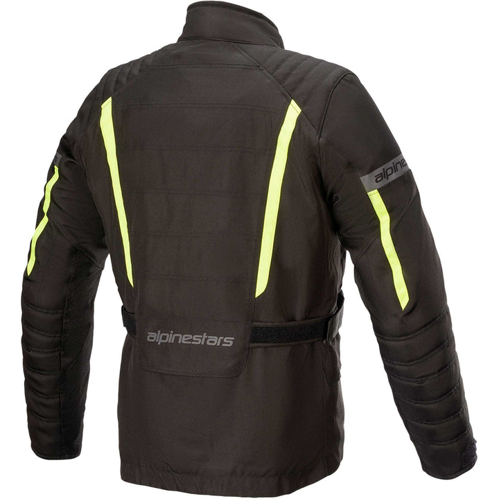 Alpinestars Gravity DS Jacket Black/Yellow - Rear View