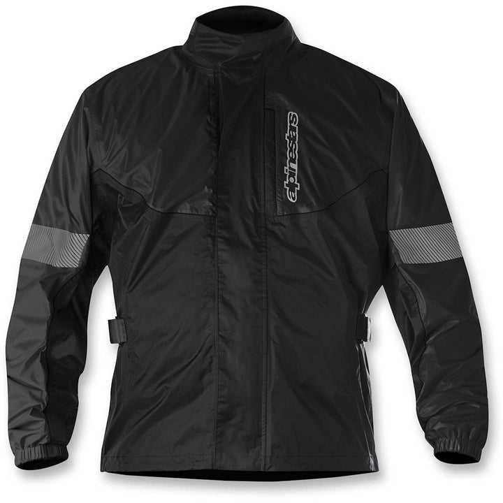 Alpinestars Hurricane Rain Jacket Black - Front View