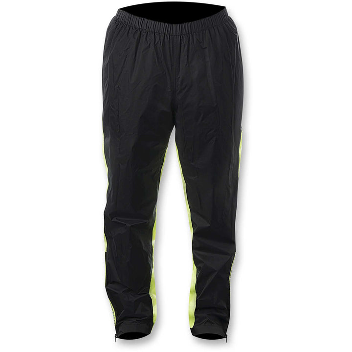 Alpinestars Hurricane Rain Pants Black - Front View