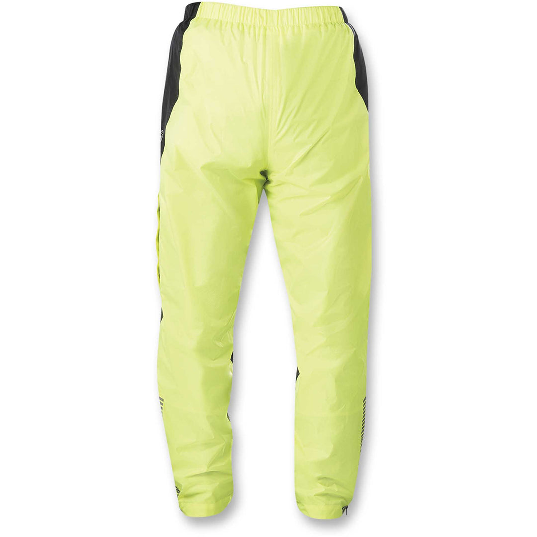 Alpinestars Hurricane Rain Pants Yellow/Black - Front View