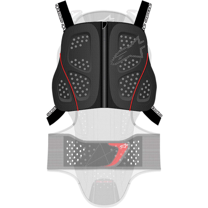 Alpinestars Nucleon KR-C Chest Protector - Front View with X-Ray of Interior