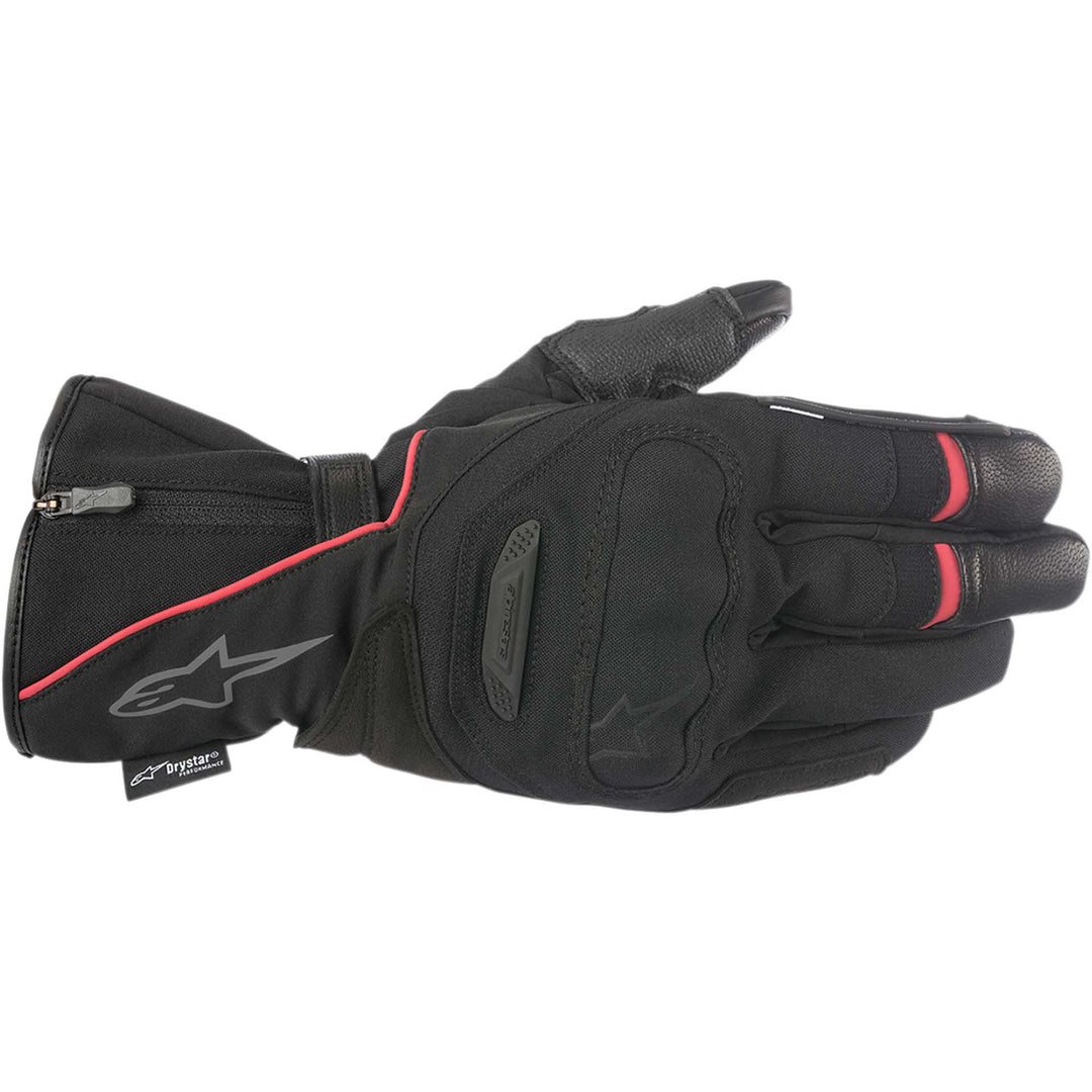 Alpinestars Primer Gloves Black/Red - Back of Hand View