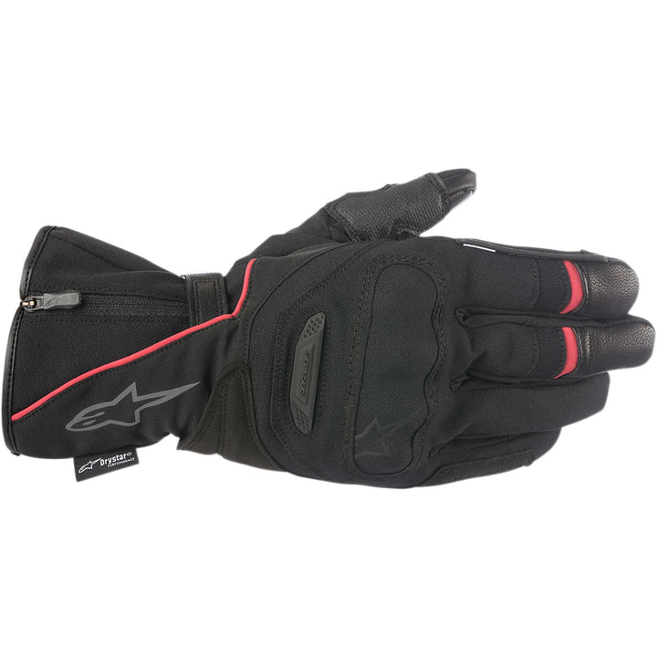 Alpinestars Primer Gloves Black/Red - Back of Hand View