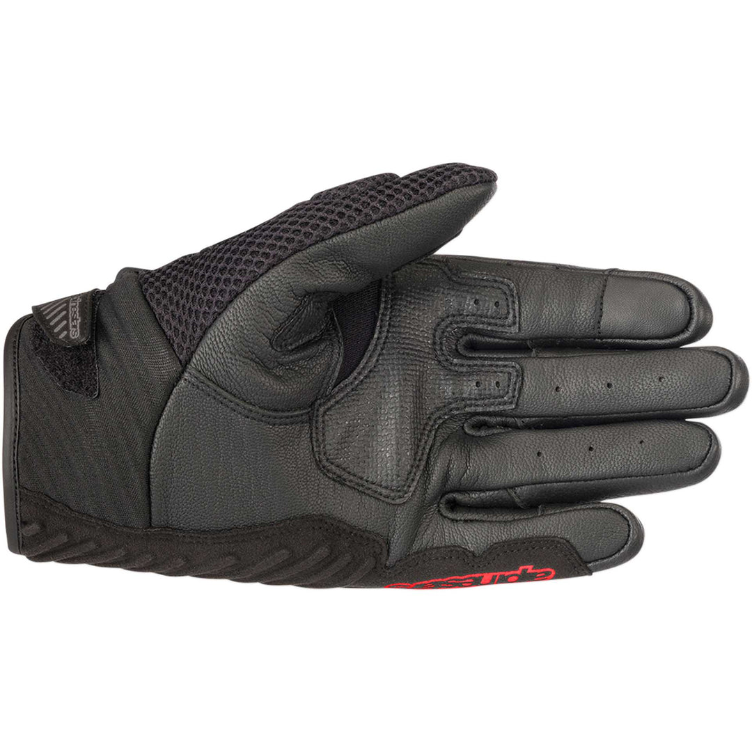 Alpinestars SMX-1 Air V2 Gloves Black/Red - Palm View