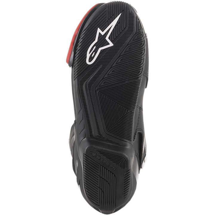 Alpinestars SMX-6 v2 Boots Black/Red - Sole View