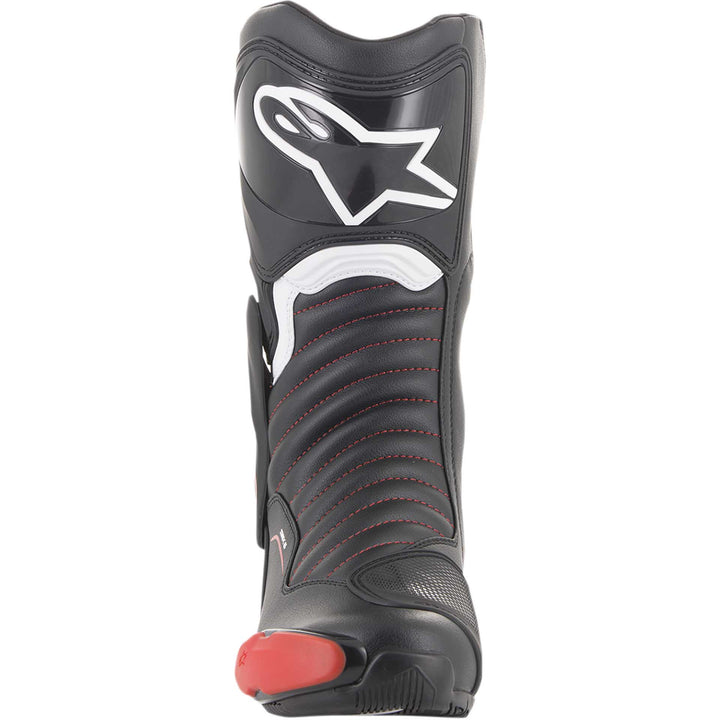 Alpinestars SMX-6 v2 Boots Black/Red - Front View