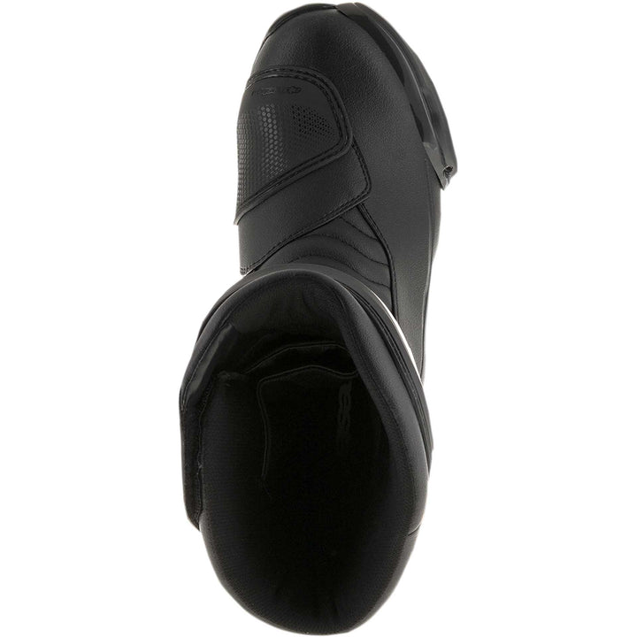 Alpinestars SMX S Boots Black - Top Down View