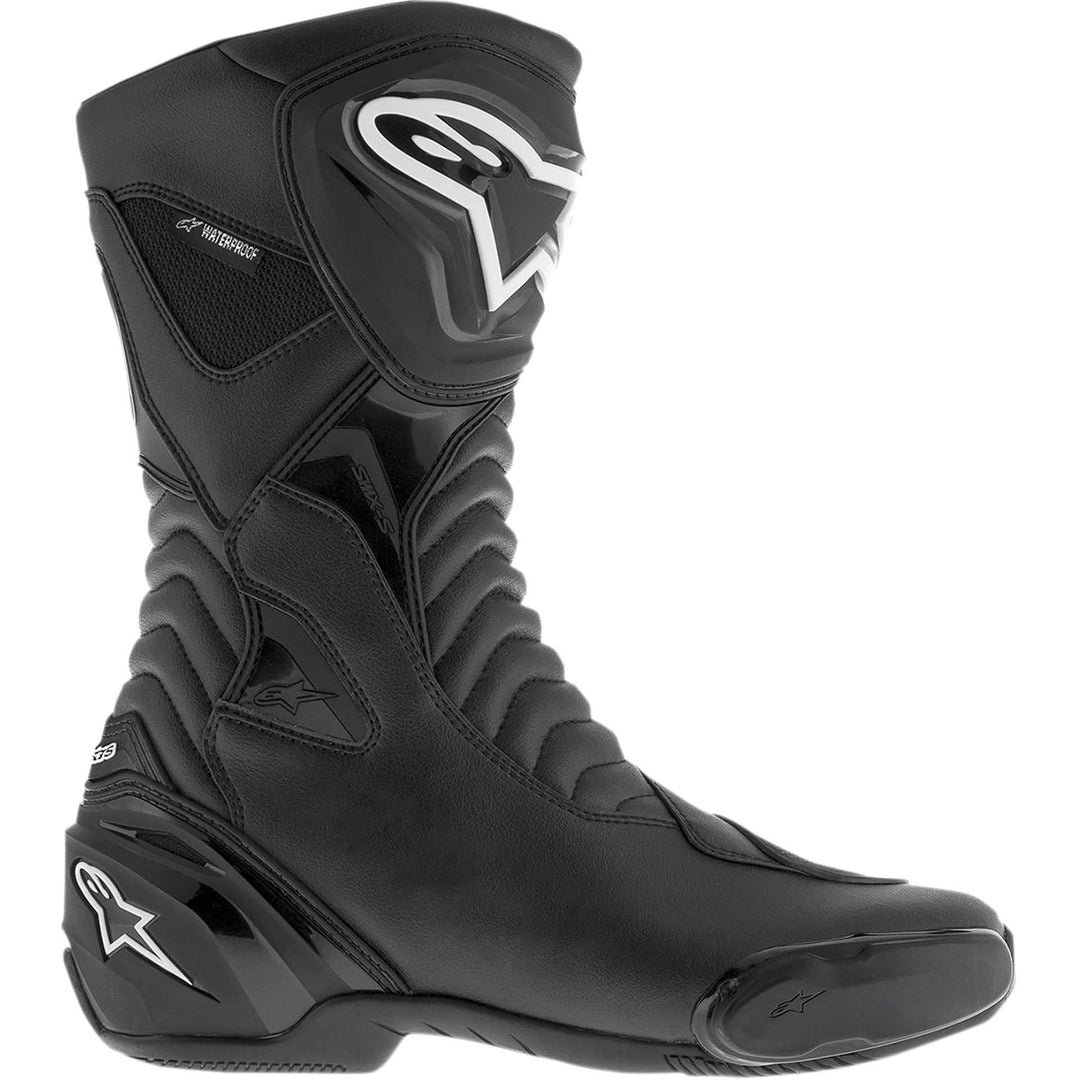 Alpinestars SMX S Boots Black - Outer Side View