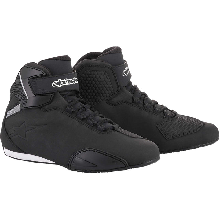 Alpinestars Sektor Shoes Black - Front Side View of Pair
