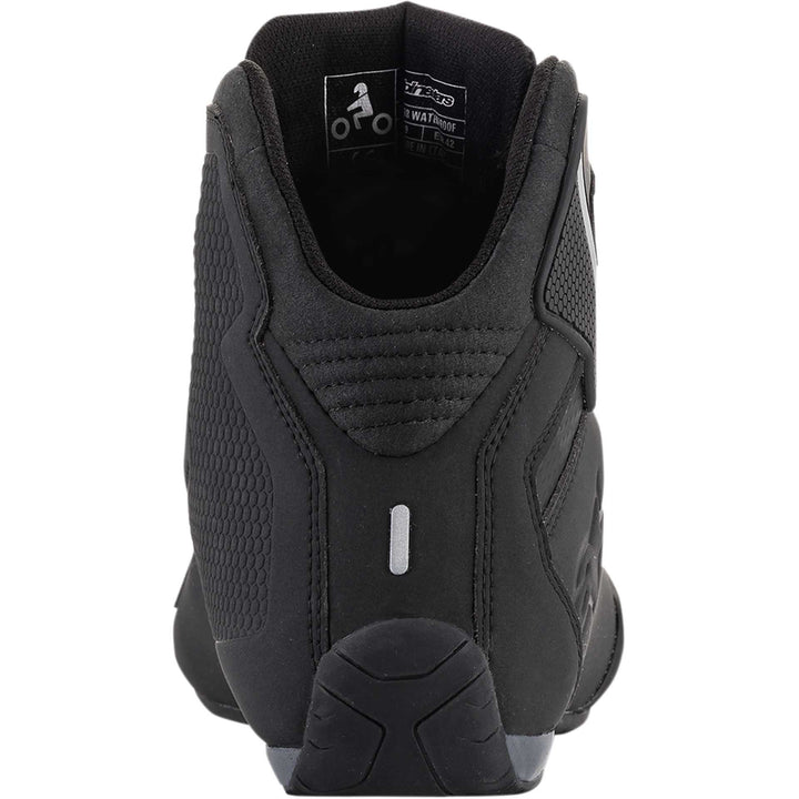Alpinestars Sektor Waterproof Shoes Black - Rear View