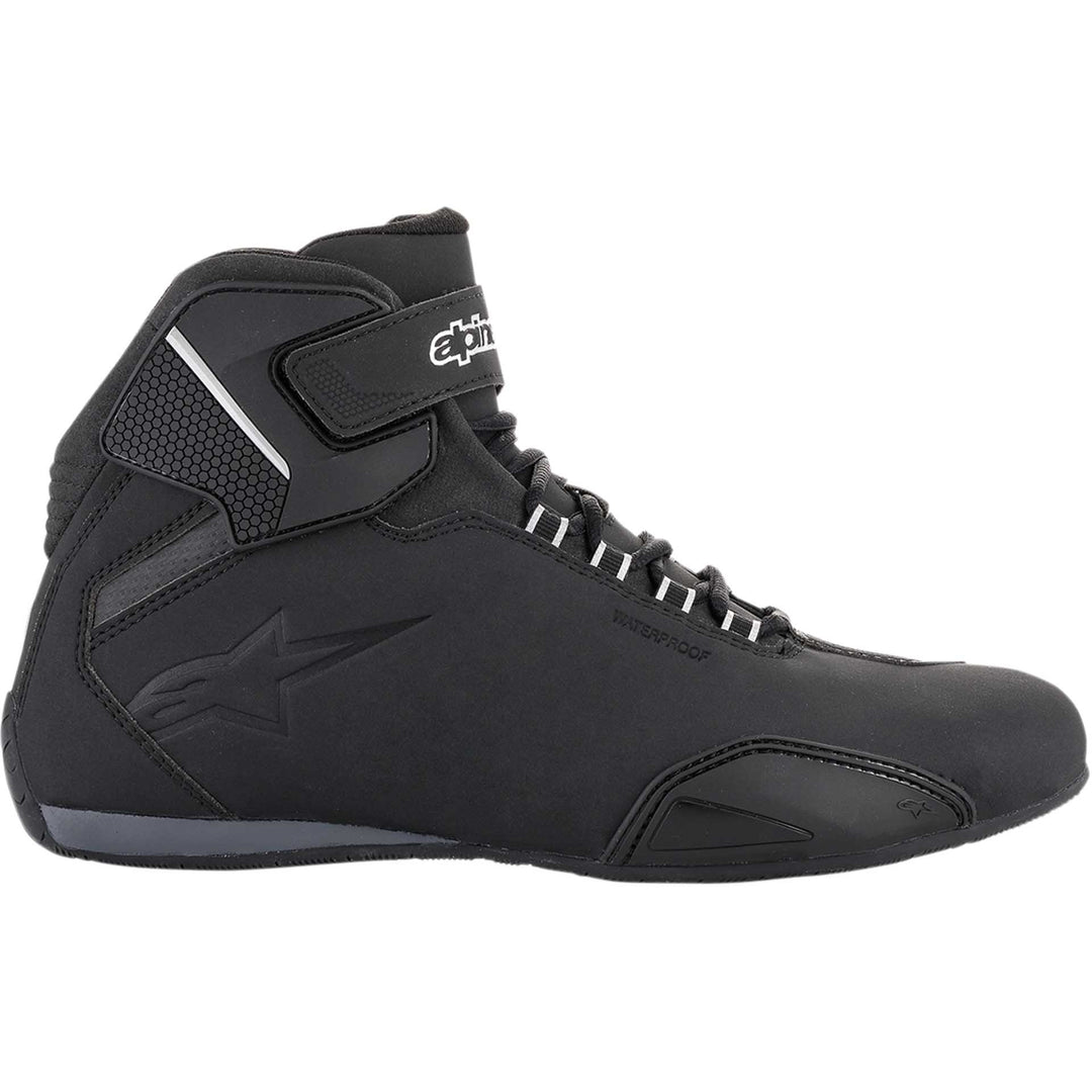 Alpinestars Sektor Waterproof Shoes Black - Outer Side View