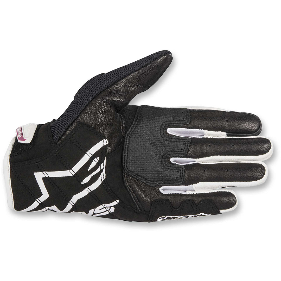 Alpinestars Stella SMX-2 Air Carbon V2 Gloves Black/White - Palm View