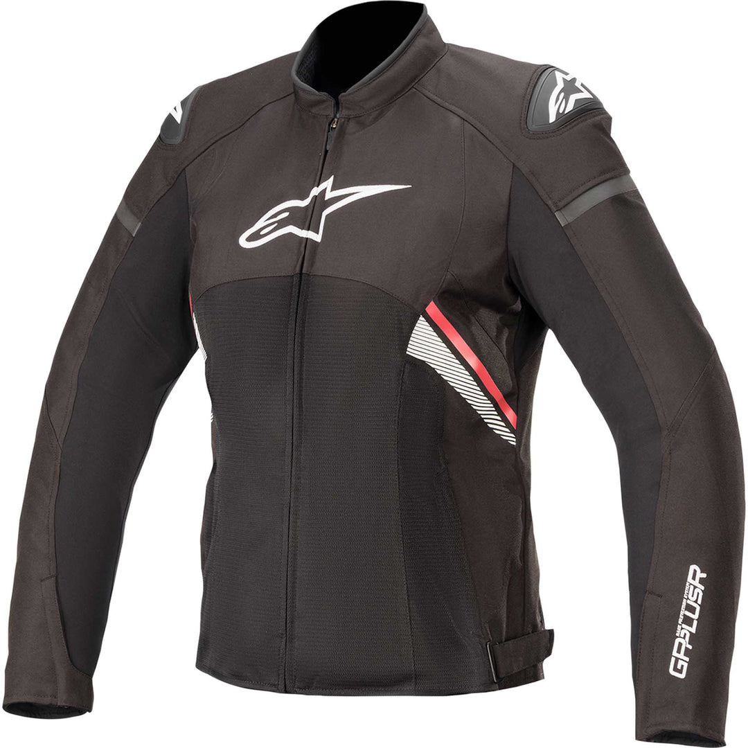 Alpinestars Stella T-GP Plus R v3 Air Jacket Black/Red/White - Front View