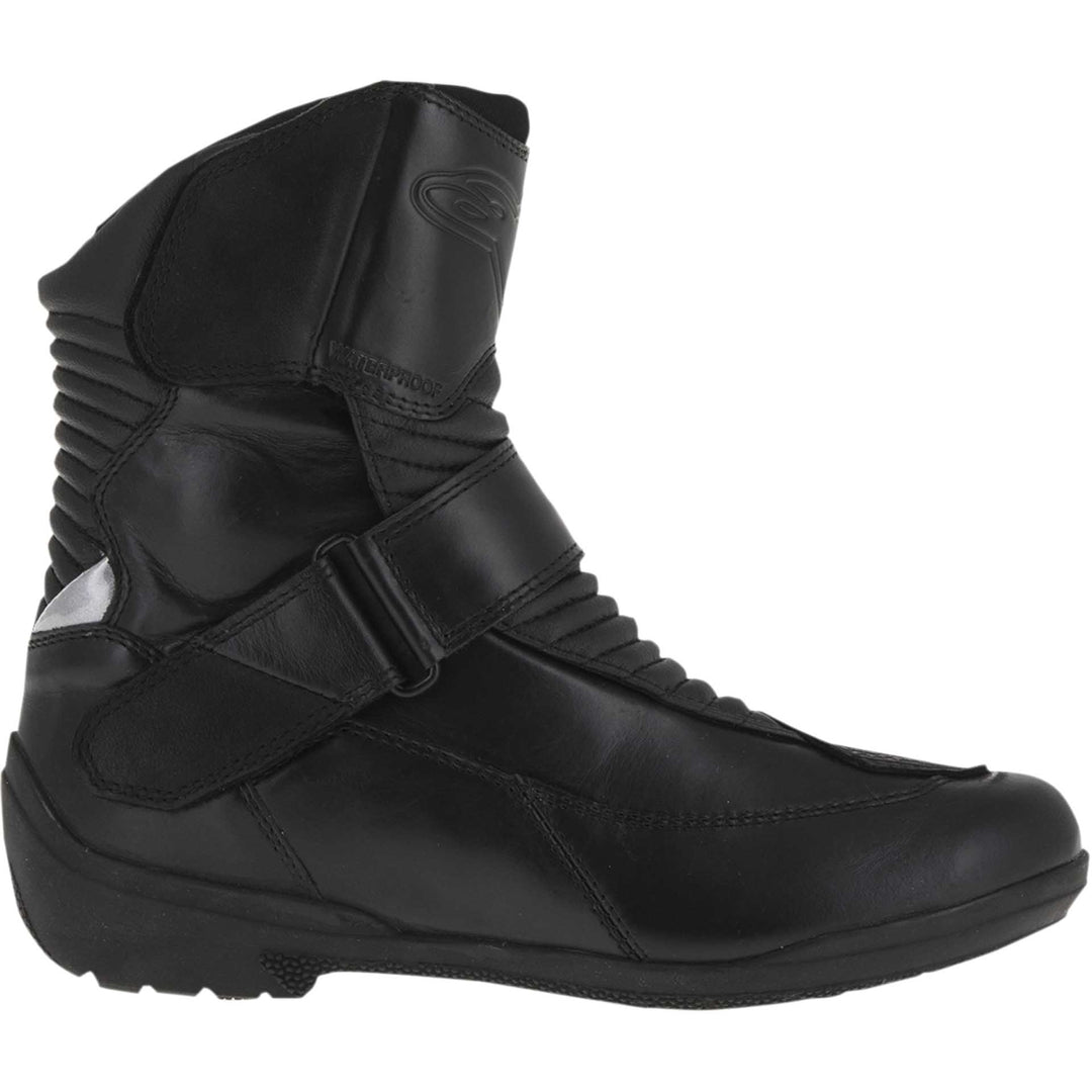 Alpinestars Stella Valencia Waterproof Boots Black - Outer Side View