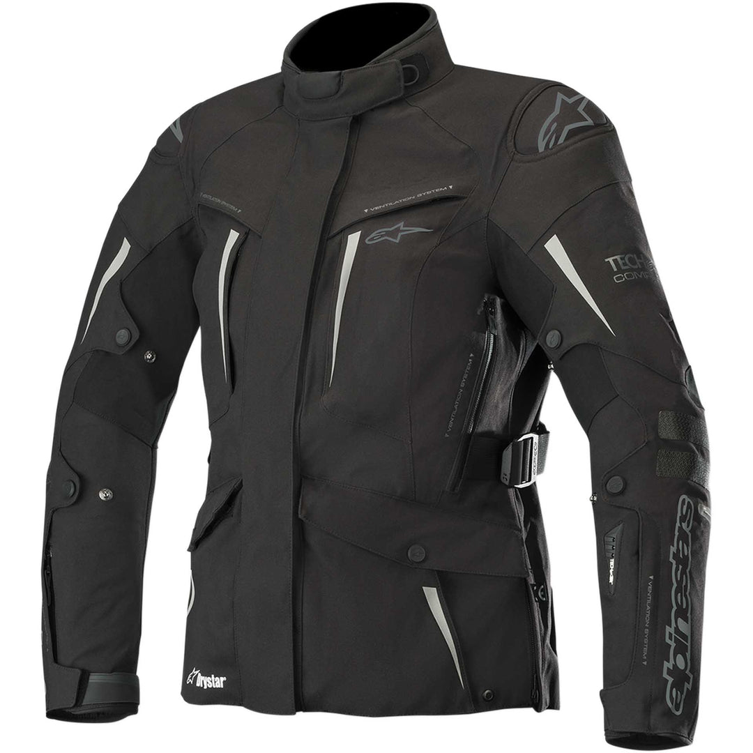 Alpinestars Stella Yaguara Drystar® Jacket Black/Anthracite - Front View