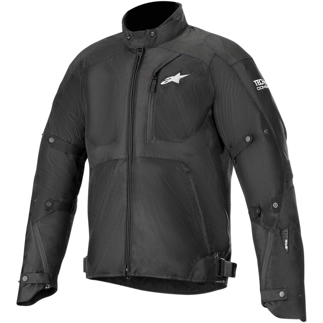Alpinestars Tailwind Air Waterproof Jacket Black - Front View