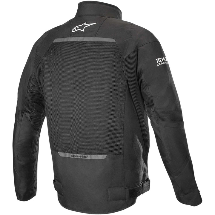 Alpinestars Tailwind Air Waterproof Jacket Black - Rear View