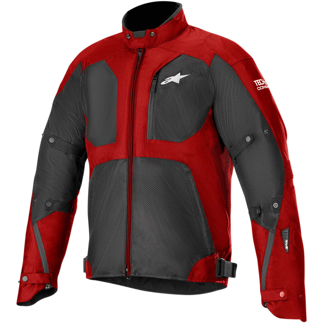 Alpinestars Tailwind Air Waterproof Jacket Black/Red - Front View