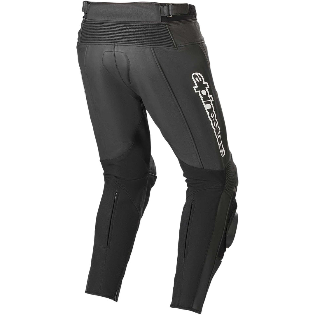 Alpinestars Track v2 Leather Pants Black - Rear View