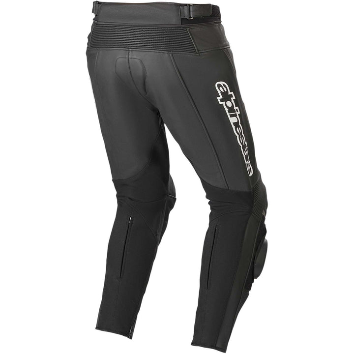 Alpinestars Track v2 Leather Pants Black - Rear View