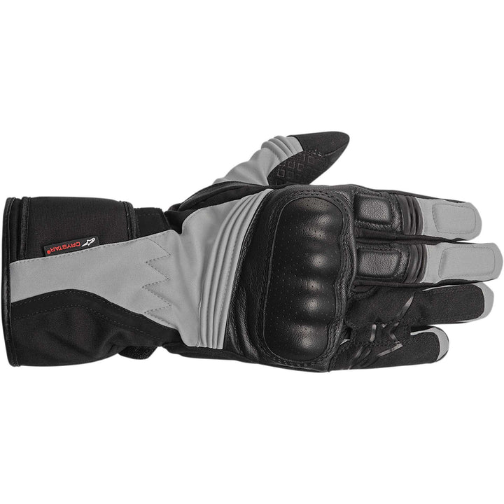 Alpinestars Valparaiso Drystar® Gloves Gray/Black - Back of Hand View