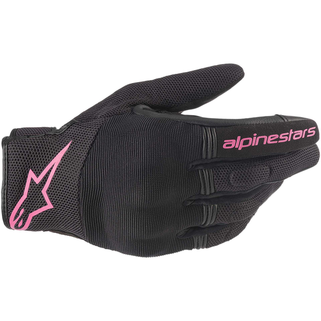 Alpinestars Stella Copper Gloves Black/Pink - Back of Hand View