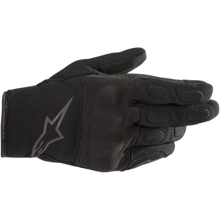 Alpinestars Stella S-Max Gloves Black/Gray - Back of Hand View