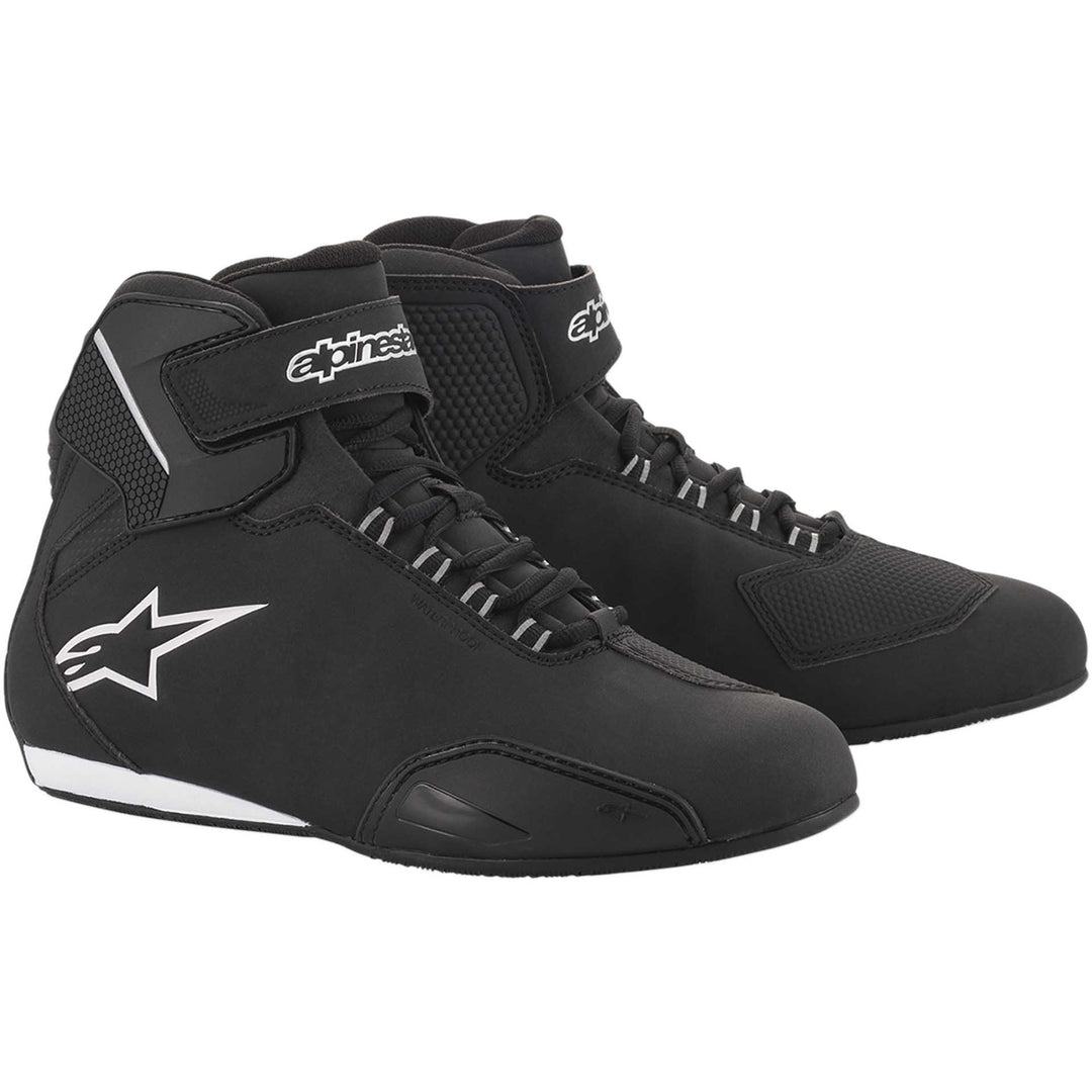 Alpinestars Women's Sektor Shoes Black - Front Side View of Pair