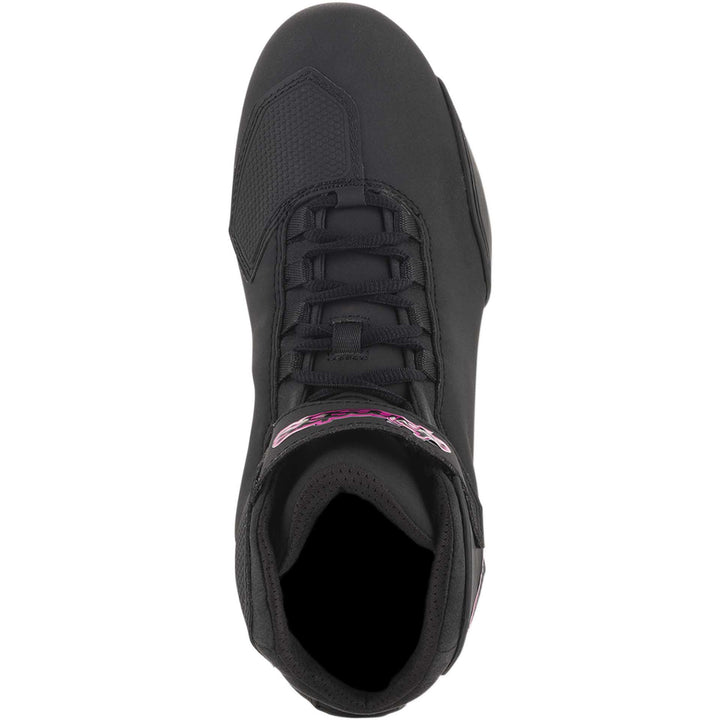 Alpinestars Women's Sektor Shoes Black/Pink - Top Down View