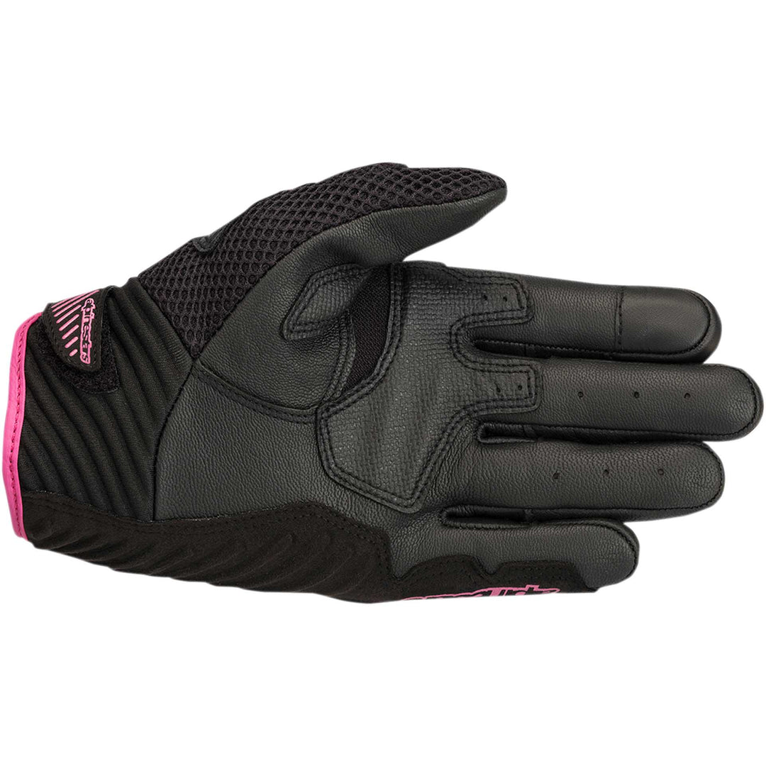 Alpinestars Stella SMX-1 Air V2 Gloves Black/Fuschia - Palm View