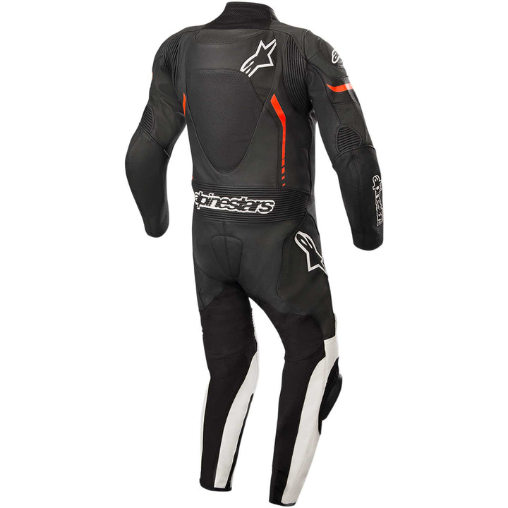 Alpinestars Youth GP Plus 1-Piece Leather Suit Black/White/Red - Rear View