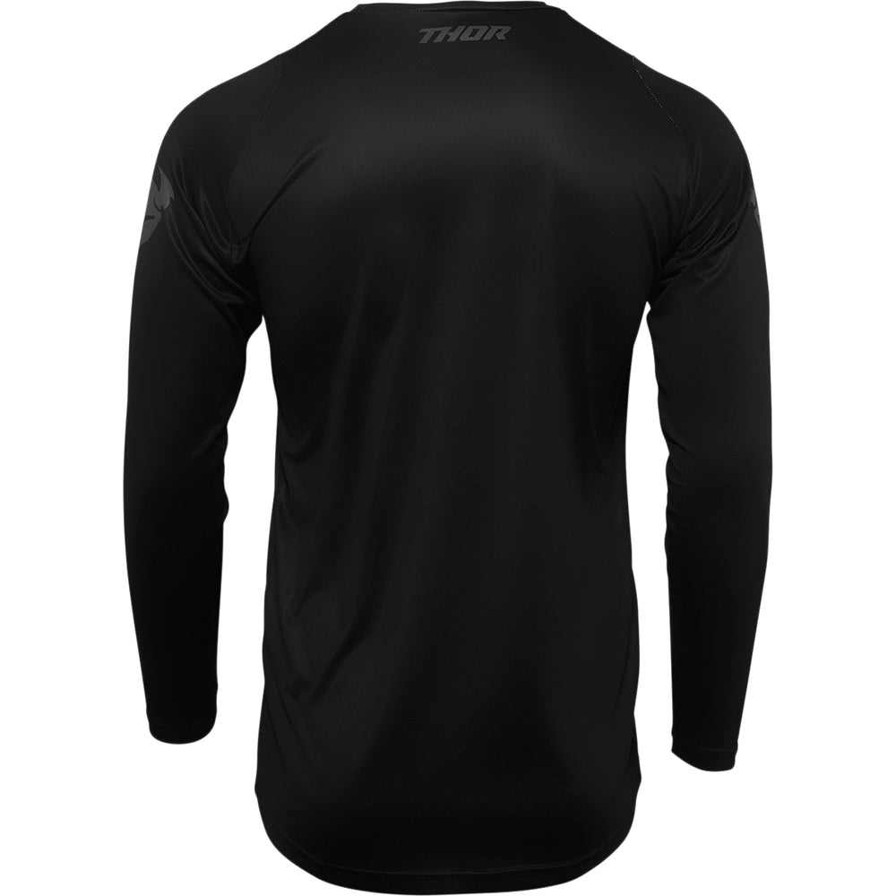 THOR Sector Minimal Jersey Black - Rear View