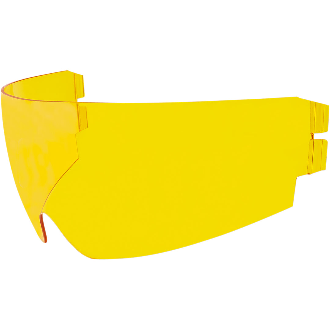 ICON Alliance GT/Airflite/Airform™ Helmet Dropshield Yellow - Front Side View