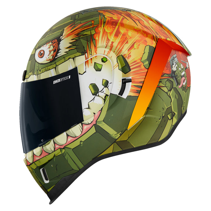 ICON Airform™ Grenadier Helmet Green - Left Side View