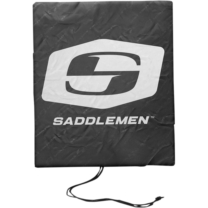 SADDLEMEN S3500 Tactical Sissy Bar Bag - Flat View of Rain Cover