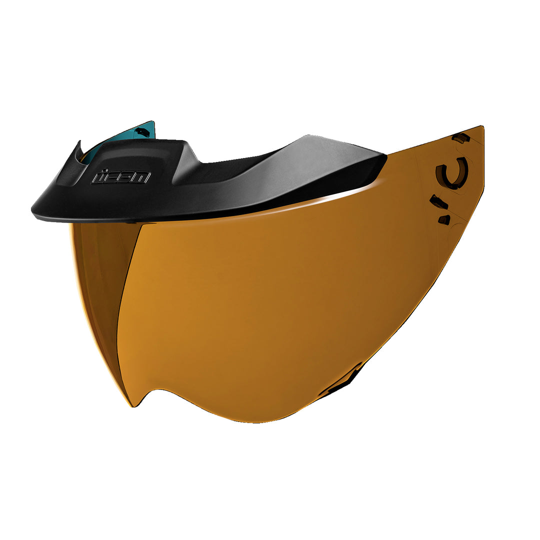 ICON Domain™ Helmet 22.06 MotoShield™ RST Bronze - Front Side View