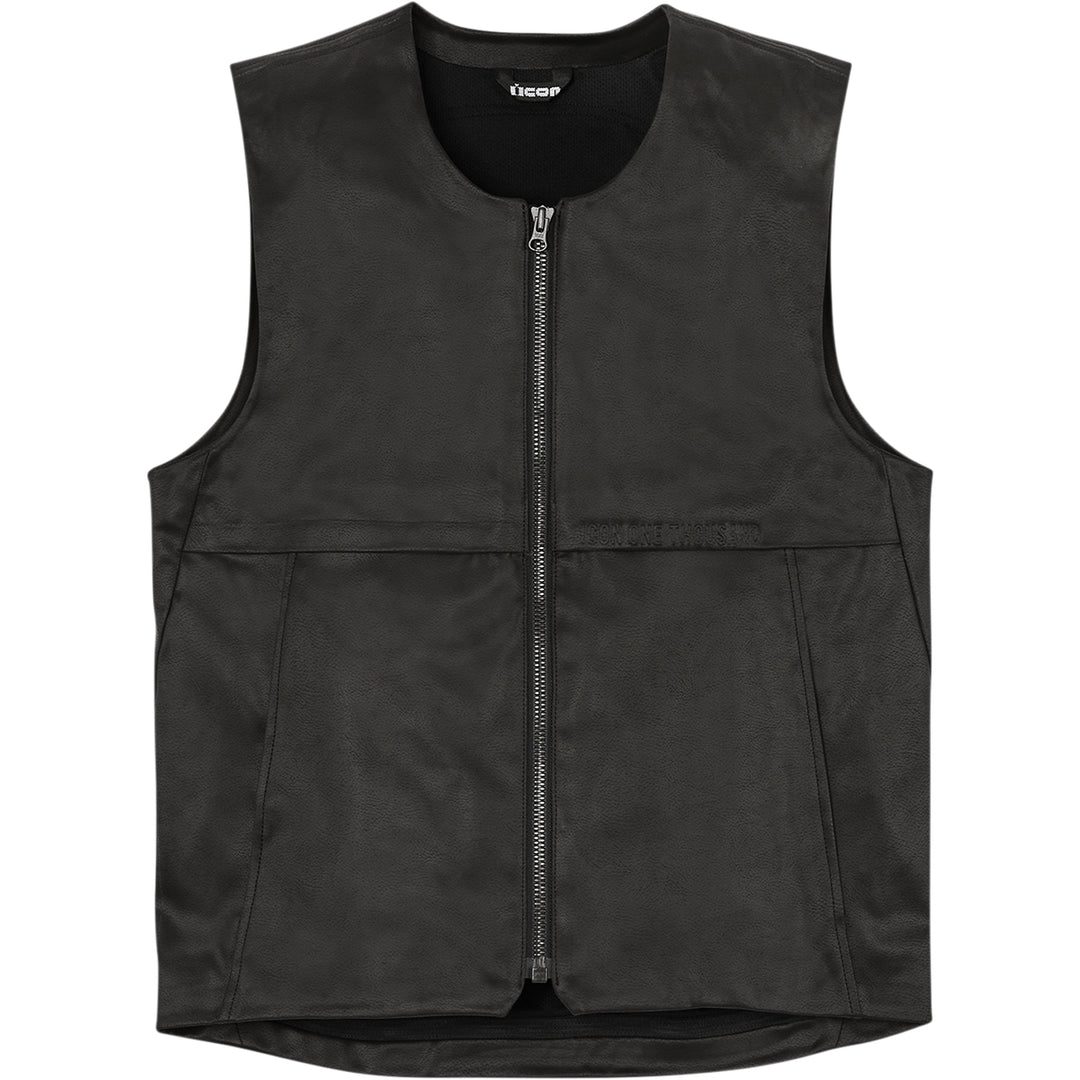 ICON Backlot Vest Black - Front View
