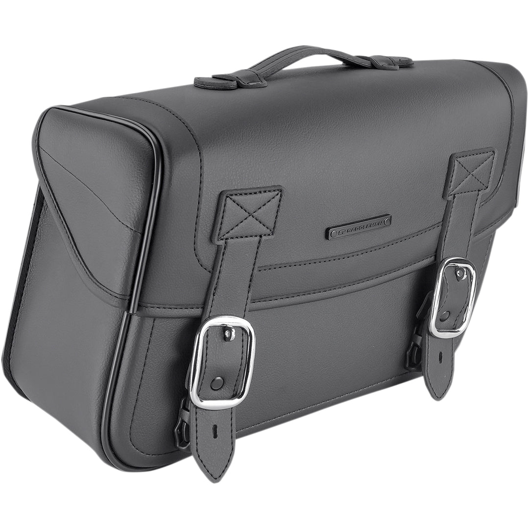 SADDLEMEN D2000 Universal Saddlebags - Angled Side View