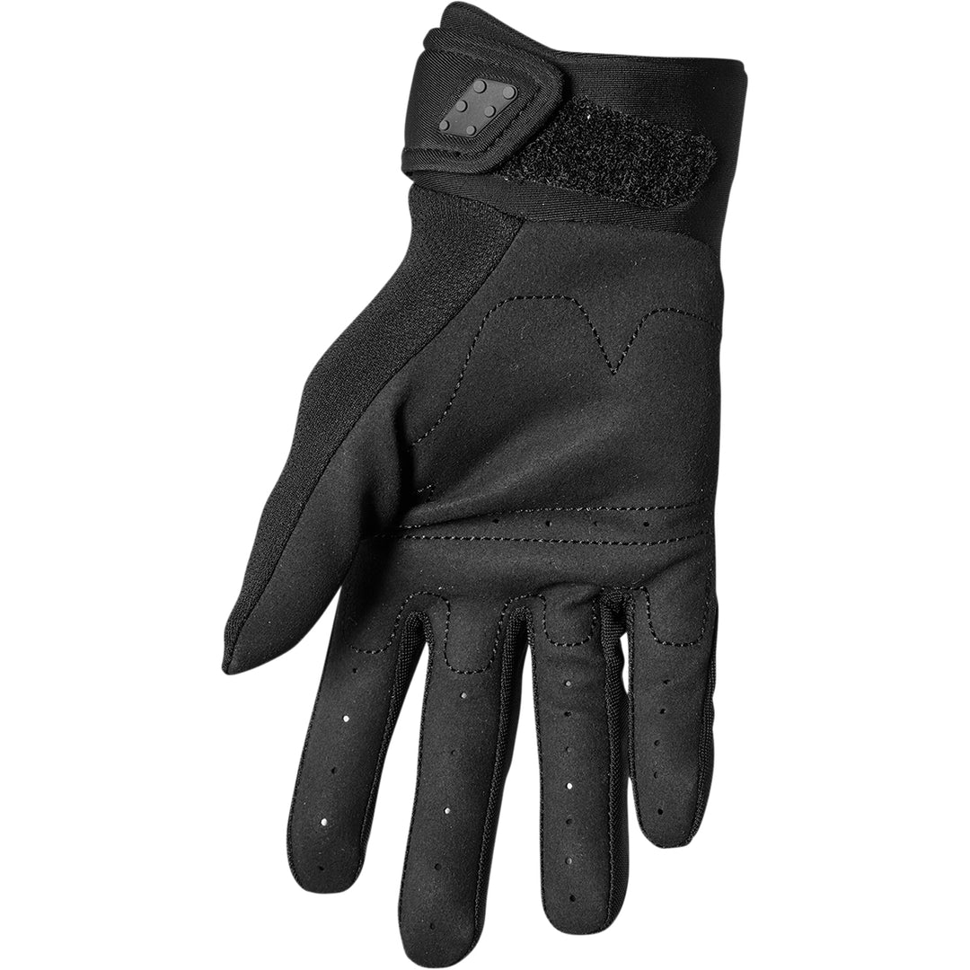 THOR Youth Spectrum Gloves Black - Palm View