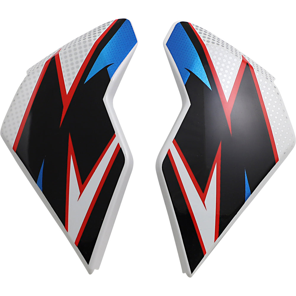 ICON Airflite™ Helmet Side Plates — Ultrabolt Gold - Side View of Pair