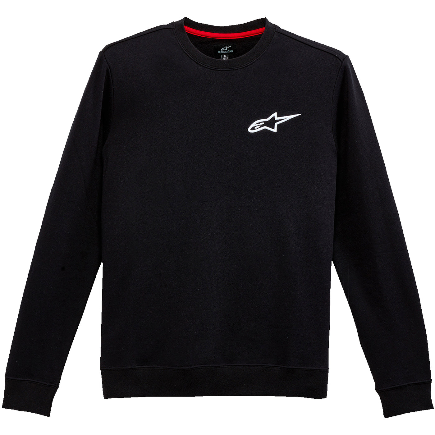 Alpinestars Ageless Crew Fleece Black - Front View