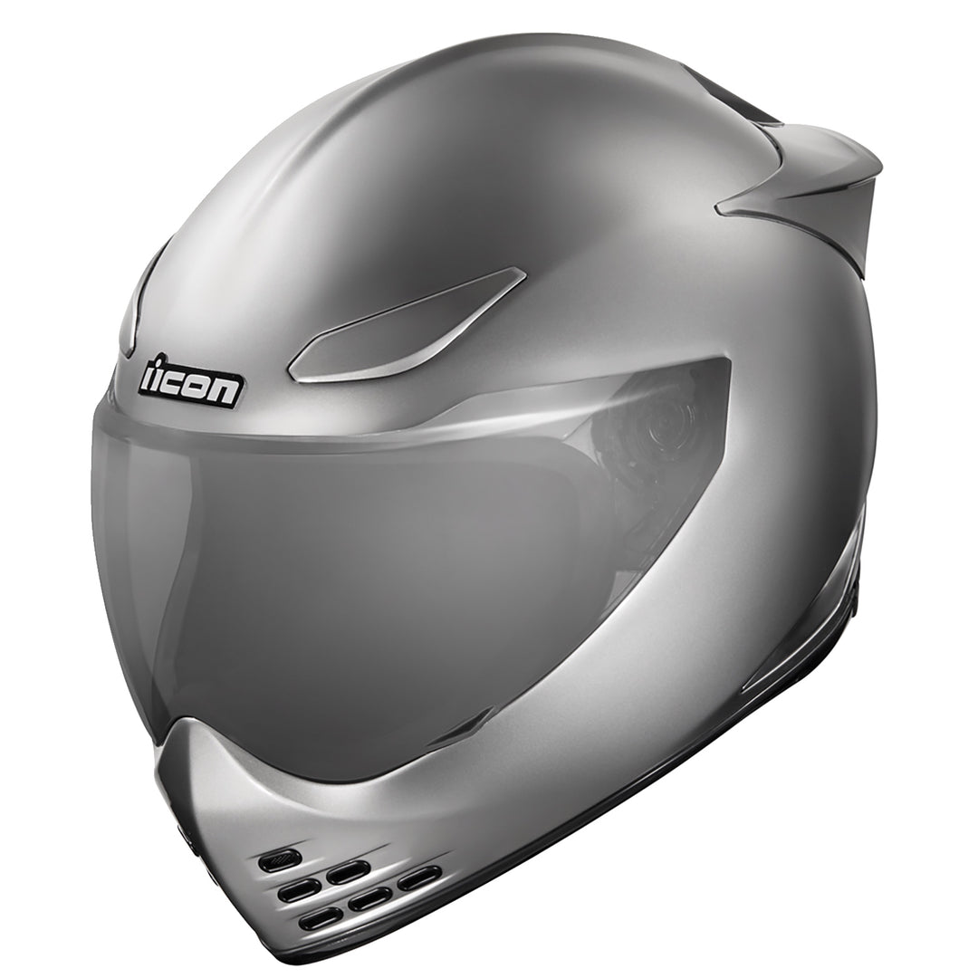 ICON Domain™ Cornelius Helmet Silver - Front Left Side View