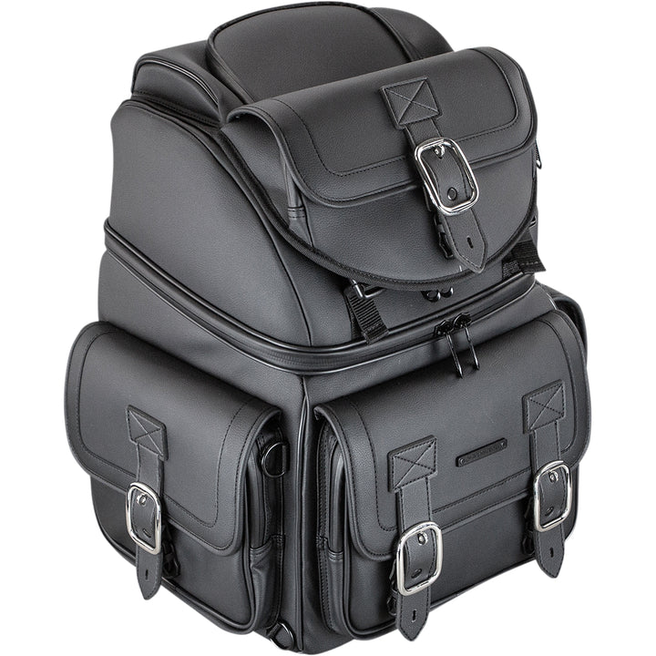 SADDLEMEN BR3400D Sissy Bar Bag - Front Side View