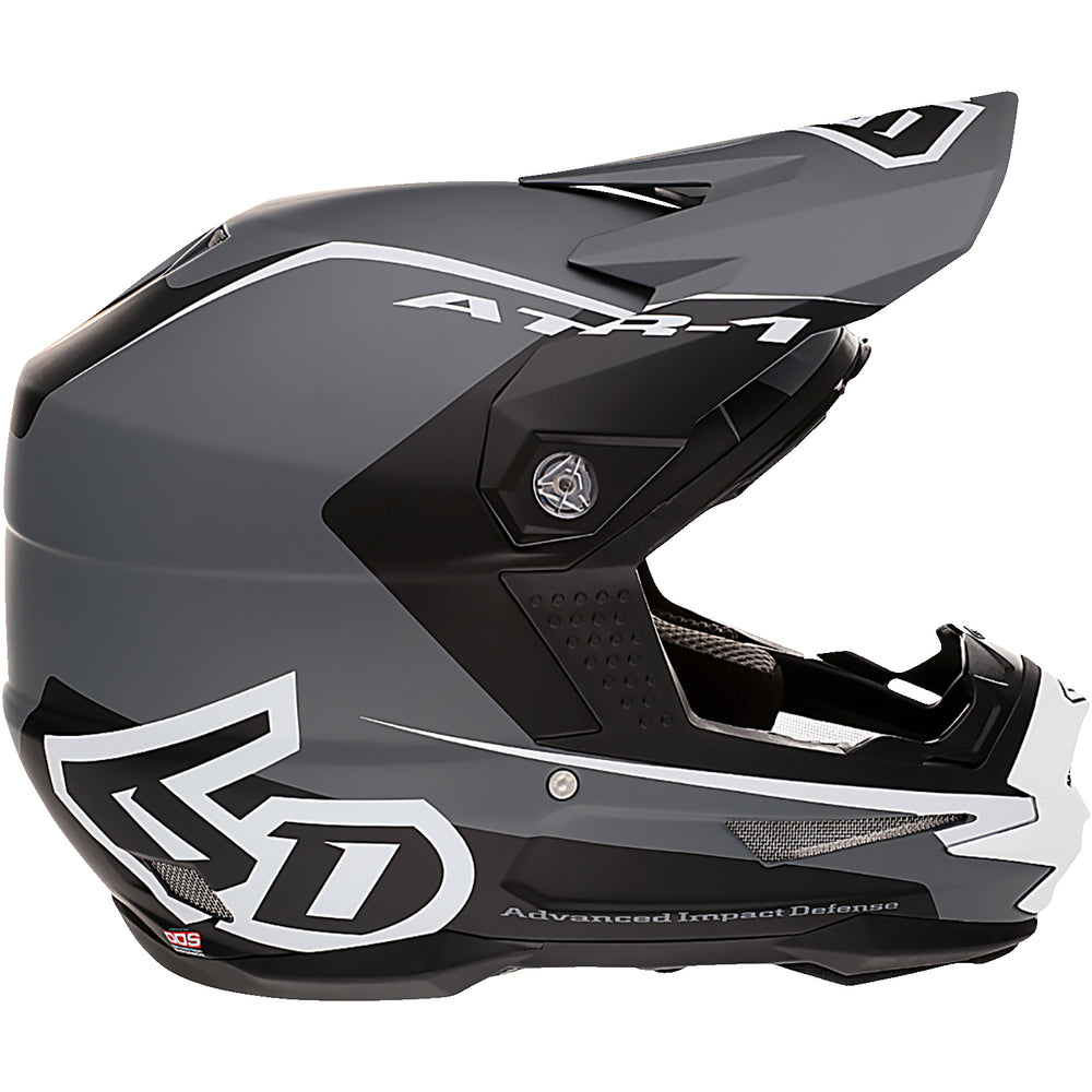 6D Helmets ATR-1 Stealth Helmet White - Right Side View