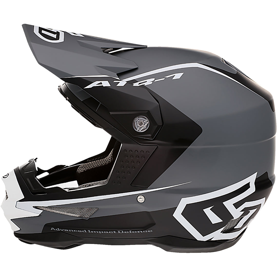 6D Helmets ATR-1 Stealth Helmet White - Left Side View