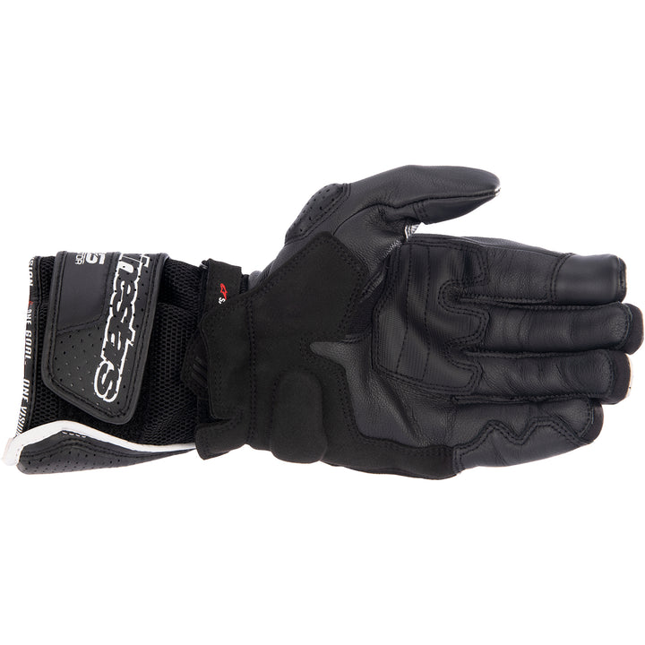 Alpinestars SP-8 V3 Air Gloves Black/White/Bright Red - Palm View