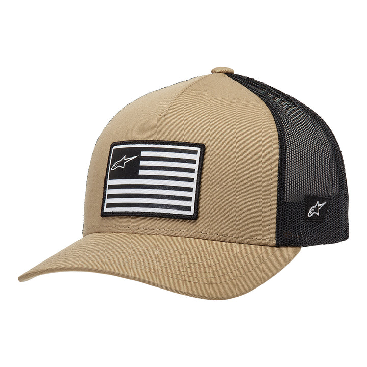 Alpinestars Flag Hat Sand/Black - Front Side View