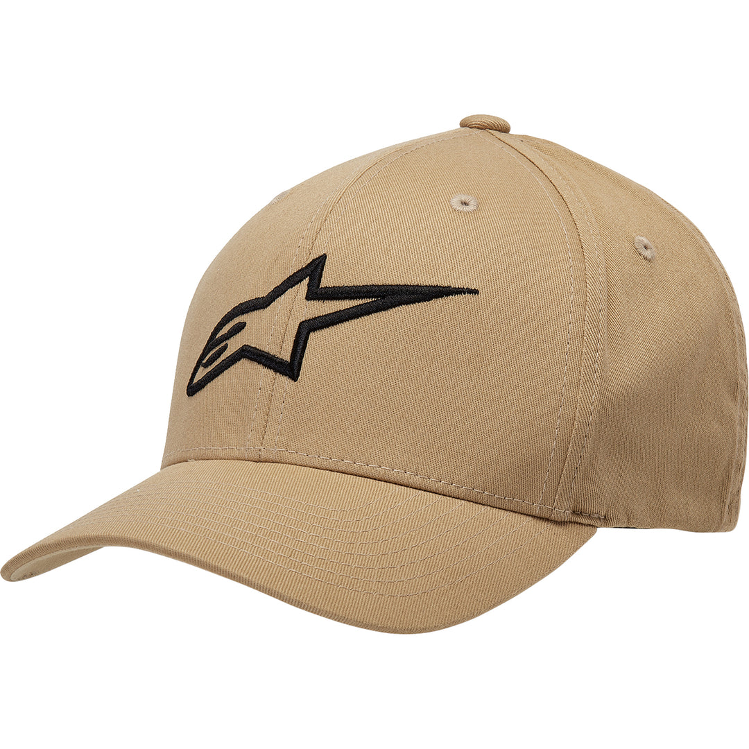 Alpinestars Ageless Curve Hat Sand/Black - Front Side View