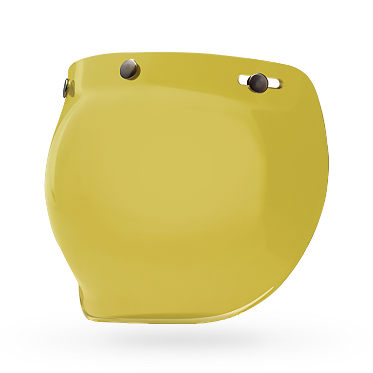 Bell 3-Snap Bubble Shield - Yellow